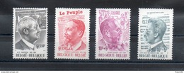 Belgique. Solidarité. Anniversaires De Personnalités 1977 - Unused Stamps