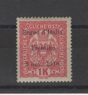 Italie - Trentin - Timbres D'.autriche  (1919 N°15 - Trentino