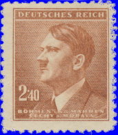 Bohême & Moravie 1942. ~ YT 88* - 2 K. 40 Hitler - Unused Stamps