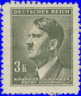 Bohême & Moravie 1942. ~ YT 90* - 3 K. Hitler - Unused Stamps