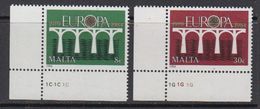 Europa Cept 1984 Malta  2v  (corner)  ** Mnh (41397A) - 1984