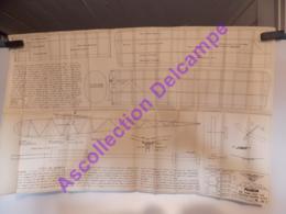 Plan Aeromodelisme Maquette Avion Planeur Acli Jideu Planeur - Airplanes & Helicopters