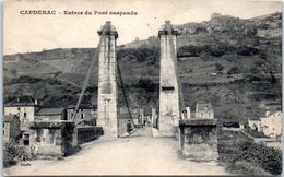 46 - CAPDENAC -- Entrée Du Pont Suspendu - état - Andere & Zonder Classificatie