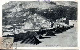 Monaco. L'artillerie - Les Terrasses
