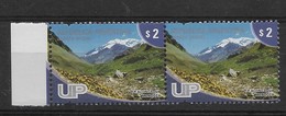 ARGENTINA 2008, MOUNT ACONCAGUA IN MENDOZA, MOUNTAINS, LANDSCAPES, UP 1 VALUE IN HORIZONTAL PAIR - Ongebruikt