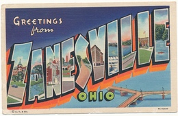 OH - ZANESVILLE - Greetings From.... - Zanesville