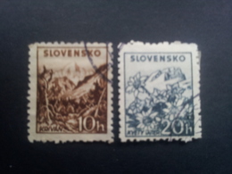 Slovakia - 1940 - Mi:SK 72-3XA, Yt:SK 40-1a O - Look Scan - Used Stamps