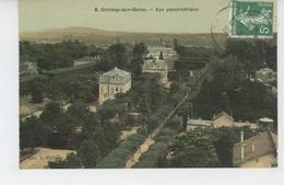 CROISSY SUR SEINE - Vue Panoramique (belle Carte Toilée ) - Croissy-sur-Seine