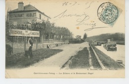 CARRIERES SOUS POISSY - Les Ecluses Et Le Restaurant Hayet - Carrieres Sous Poissy