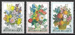 BELGIQUE     -  1980  .  Y&T N° 1965 à 1967  *.   Floralies Gantoises  /  Bouquets - Unused Stamps