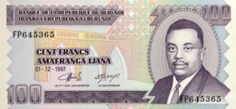 Burundi 100 Francs, P-37b (1.12.1997) - UNC - Burundi