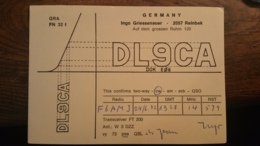 Carte QSL - Germany - Reinbak - Allemagne - Radio Amateur