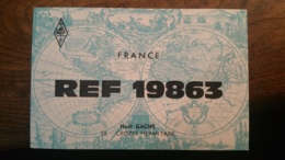 Carte QSL - France - Crozes-Hermitage (26) - REF 198863 - Radio Amateur