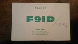 Carte QSL - France - Montmorency (95) - F9ID - Amateurfunk