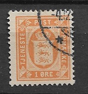 1902 USED Danmark Mi 8 - Oficiales