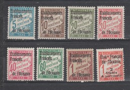 OCEANIE  1926  Taxe  N° 1 à 8 Neuf X - Postage Due