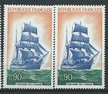 [25] Variété :   N° 1717 Terre Neuvas Bleu Clair Au Lieu De Bleu Vif + Normal ** - Unused Stamps