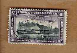 Congo Belge.(COB-OBP)  1921 - N°PA2    *PAYSAGES SURVOLES PAR UN AVION*    1F  Oblitéré - Used Stamps
