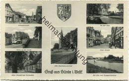 Bünde - Bahnhofsstrasse - Esch-Strasse - Else - Foto-AK - Verlag Schöning & Co Lübeck - Buende