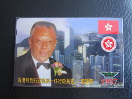 Private Issued Autelca Phonecard,The First Chief Executive Of Hongkong,mint - Hongkong