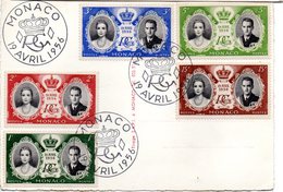 Tarjeta  De 1956 Monaco - Lettres & Documents