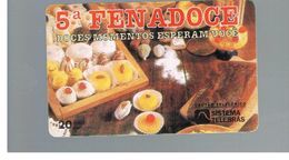 BRASILE ( BRAZIL) - TELEBRAS   -   1996 5^ FENADOCE, PELOTAS (DESSERTS)  - USED - RIF.10527 - Alimentation