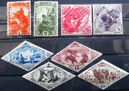 Russia  Tuva  1934  Full Set  8 V  MLH - Touva