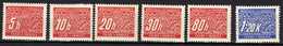 Böhmen Und Mähren Portomarken 1939 Mi 1-4; 8; 10 * [011218IX] - Unused Stamps