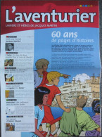 Martin - Univers Alix Lefranc - Journal Promo L'aventurier 8 - Dossiers De Presse