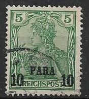 GERMANIA REICH UFFICI TEDESCHI NEL LEVANTE 1900 SOPRASTAMPATI UNIF. 11 USATO VF - Andere & Zonder Classificatie