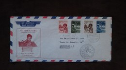 Nederlands Nieuw Guinea - Nrs. 45 T/m 48 Op FDC / Schaarse Cover/ Gesloten Klep - Nueva Guinea Holandesa