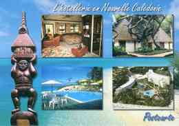 Entier Postal De 1997 Sur Carte Postale Avec Timbre "Planisphère/100F" Et  Illustration "L'hôtellerie En Nlle Calédonie" - Enteros Postales