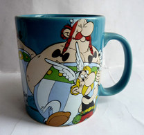 MUG TASSE EN FAIENCE BLEU PARC ASTERIX 2007 ASTERIX & OBELIX - El Arte De La Mesa