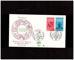 GERMANIA - BUSTA FDC GIOCHI OLIMPICI MEXICO - Zomer 1968: Mexico-City