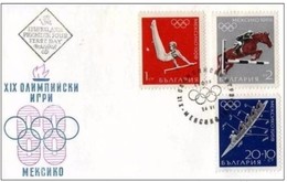 BULGARIA -  1968 FDC Giochi Olimpici Del  Messico - Zomer 1968: Mexico-City