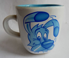 MUG TASSE EN FAIENCE BLANC PARC ASTERIX 2006 IDEFIX - El Arte De La Mesa