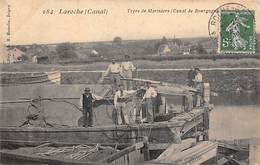 Laroche Saint Cydroine    89-- Types De Mariniers. Canal De Bourgogne    (voir Scan) - Laroche Saint Cydroine