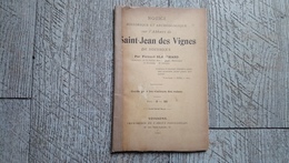 Notice Historique Et Archéologique Sur L'abbaye De Saint Jean Des Vignes De Soissons De Blanchard 1905 Guide - Picardie - Nord-Pas-de-Calais