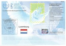 Luxembourg Luxemburg 2018 Reply Coupon Reponse Hologram Type T37 IRC IAS - Hologramme