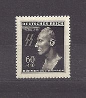 Bohemia & Moravia Böhmen Und Mähren 1943 MNH ** Mi 131 Sc B20 Todestag R.Heydrichs. German Occupation. - Unused Stamps