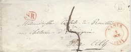 Précurseur Oblit Namur 2.10.1841+ Boite H De MOZET Et SR Vers ATH Taxé 5 - Officinas De Paso