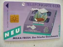 Phonecard Germany K2058 Milka Chocolate  6000 Ex. - K-Series : Customers Sets