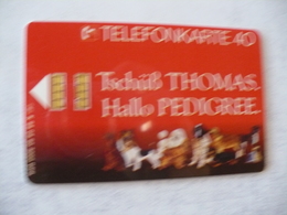 Phonecard Germany K 98 Pedigree Dog 3000 Ex. - K-Series : Customers Sets