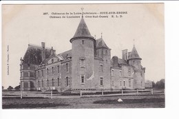 287 - Châteaux De La Loire Inférieure. JOUE-SUR-ERDRE - Château De Lucinière (côté Sud-Ouest)  E.L.D. - Other & Unclassified