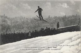 Sports D'hiver: Concours International De Ski à Morez Jura - Le Saut Du Lieutenant S. Orre (Armée Norvégienne) - Wintersport