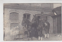 Soldat Mit Zwei Pferden 1916 Aus ZANTOCH - Pommern