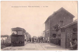 3551 - Avesnes Le Comte ( 62 ) - La Gare - Baudier édit. - - Avesnes Le Comte