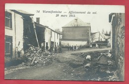 Warmifontaine - Affaissement Du Sol, 29 Mars 1912 ... Carte Photo ( Voir Verso ) - Neufchâteau