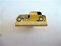 PINS  AUTOMOBILES   TACOT RENAULT NERVASPORT  EGF 1932 / Signé CEF / 33NAT - Renault