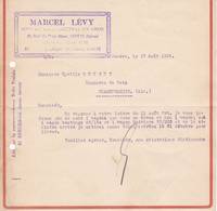 SUISSE GENEVE COURRIER 1926 BOIS De Construction  En Gros  Marcel LEVY   A94 - Svizzera